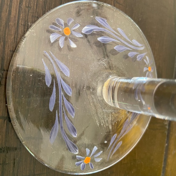 Hand Painted Wine Glasses - Picture 3 of 3